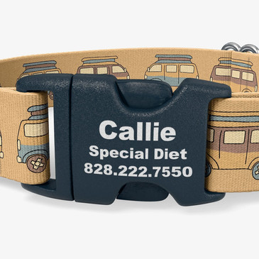 closeup view of personalization